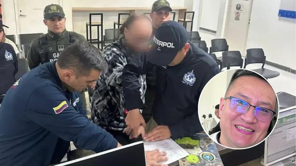 Julián Cifuentes, presunto asesino del sacerdote caldense Darío Valencia, llegó a Colombia extraditado desde Francia.