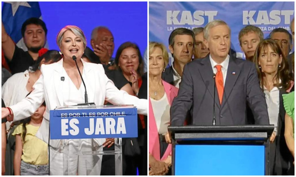 Jeannette Jara y José Antonio Kast se enfrentarán en la segunda vuelta para elegir al sucesor de Gabriel Boric en la Presidencia chilena.