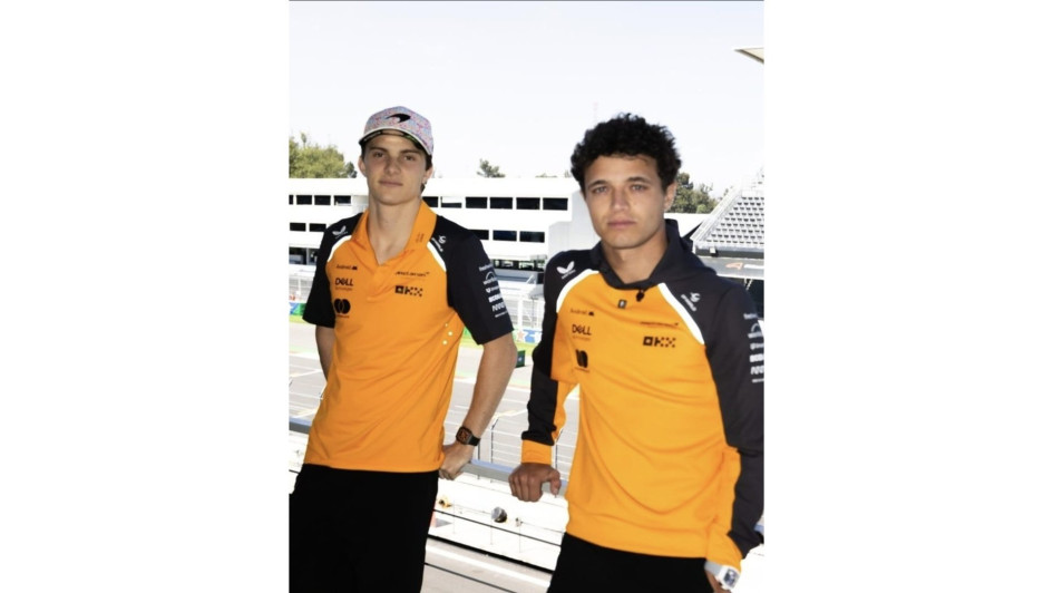 Oscar Piastri y Lando Norris. 