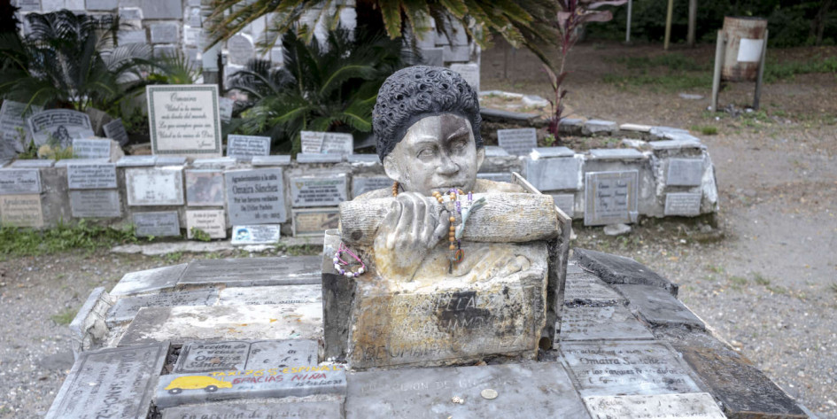 Omaira quedó atrapada tras la erupción del Nevado del Ruiz hace 40 años. 
