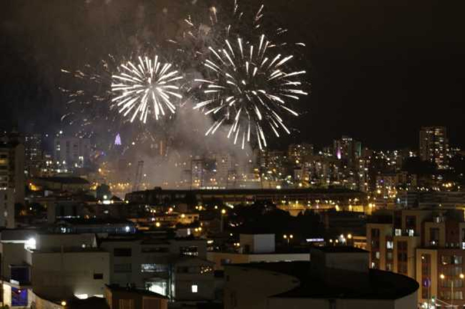 alborada por pólvora