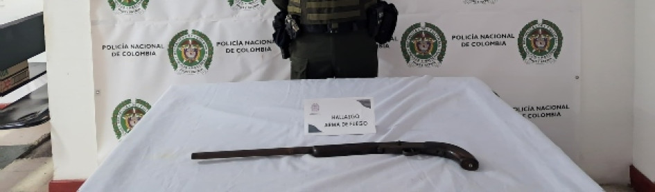 En un caso hallaron una escopeta.