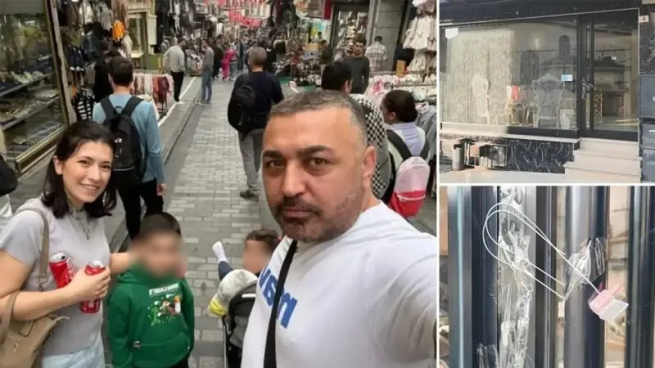 La familia Böcek, víctima de la fumigación en el hotel en el que se hospedaban. 