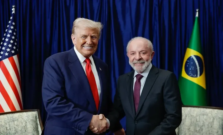 Donald Trump y Luiz Inácio Lula da Silva, presidentes de Estados Unidos y Brasil.