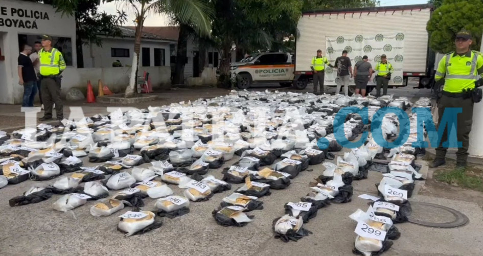 La Policía detectó la marihuana oculta en cajas que simulaban contener elementos de aseo.