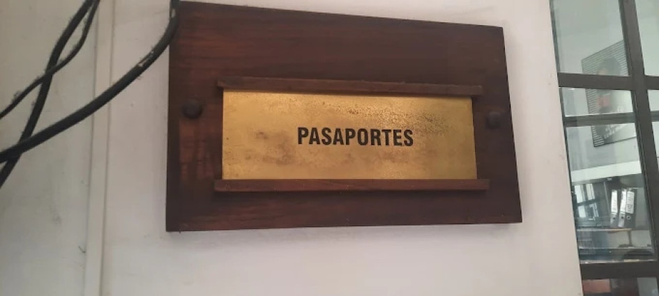 Oficina de Pasaportes.