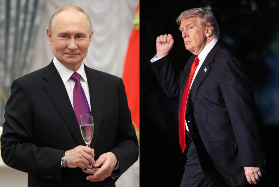 Vladímir Putin, presidente de Rusia, y Donald Trump, mandatario de EE.UU.