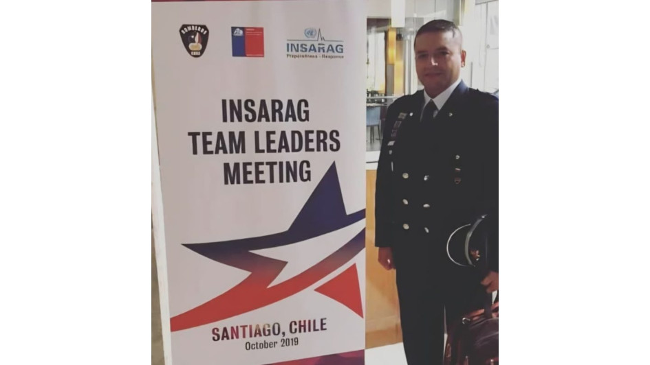 Carlos Eduardo Obando, bombero de Manizales, fue incluido en el grupo élite de búsqueda y rescate USAR COL-1 del Sistema Nacional de Gestión del Riesgo.