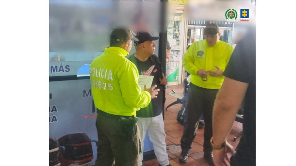 El momento de la captura. 