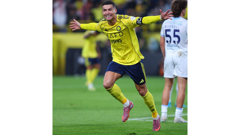 La celebración de Cristiano Ronaldo. 