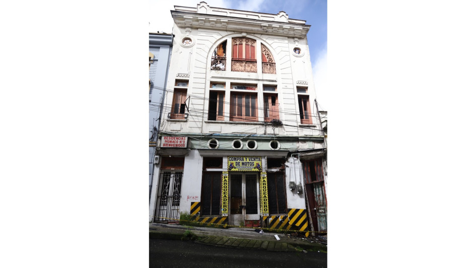 Así se encuentra la fachada de la casa afectada el 10 de diciembre de 2024.