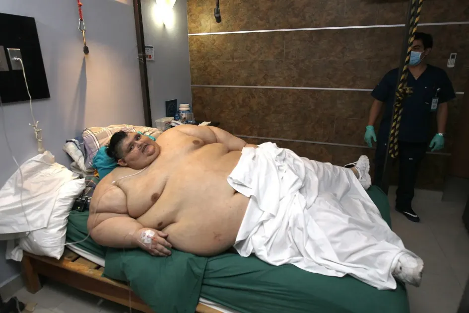 Juan Pedro Franco llegó a pesar casi 600 kilos en el 2017, razón por la cual obtuvo un récord Guinness.
