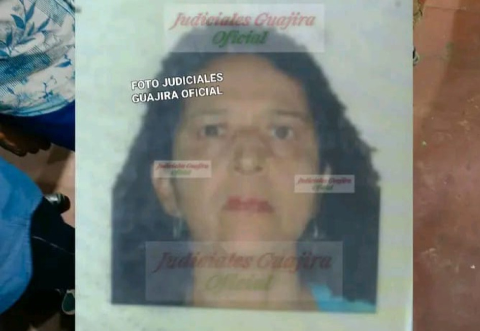 La foto que aportan de la señora