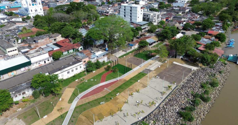 El malecón turístico, logro en La Dorada (Caldas) este 2025.