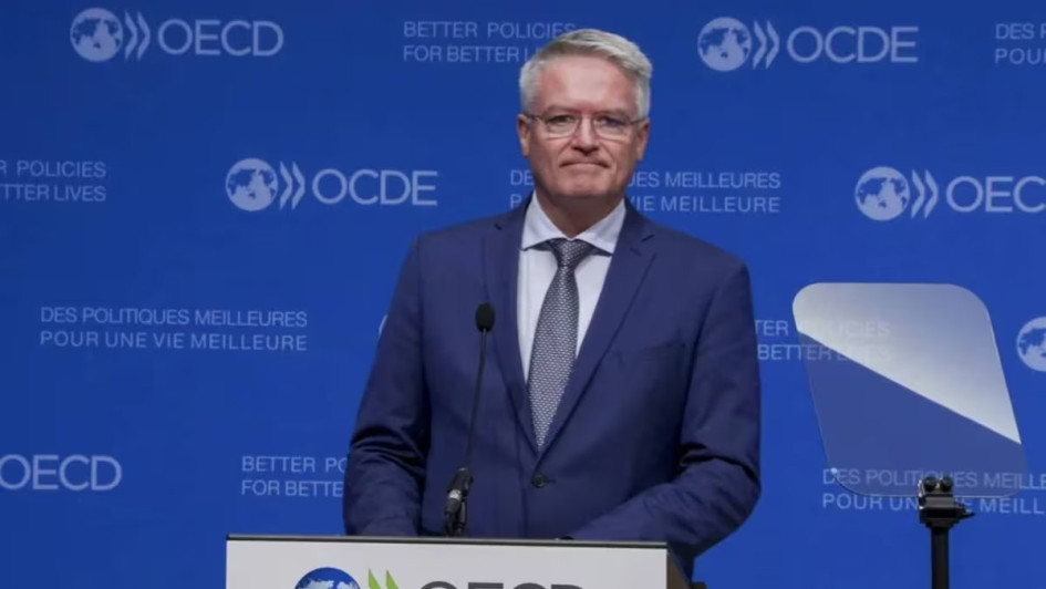 Mathias Cormann, secretario general de la Organización para la Cooperación y el Desarrollo Económicos (OCDE).