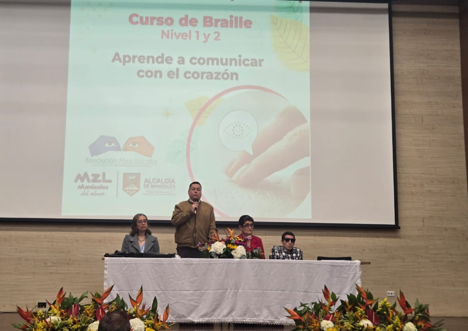 42 personas están inscritas a jornadas pedagógicas de la Asociación de Personas con Discapacidad Visual: Abre tus Ojos. Manizales