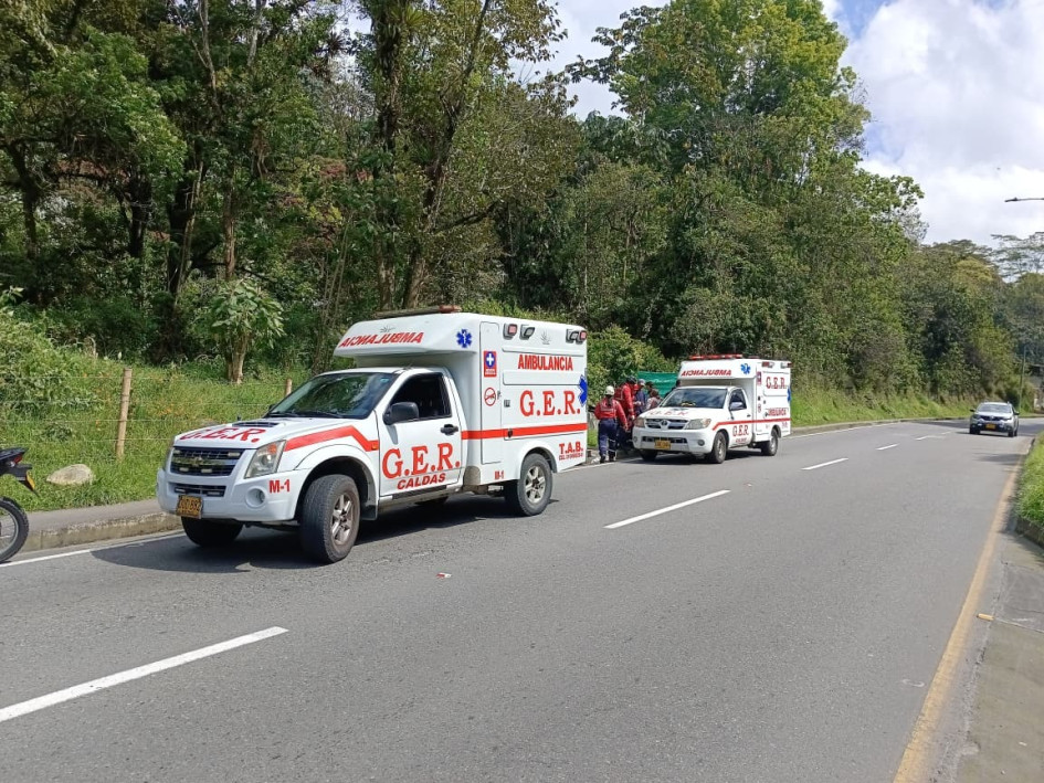 Dos personas resultaron lesionadas tras caer de la motocicleta en la Panamericana.