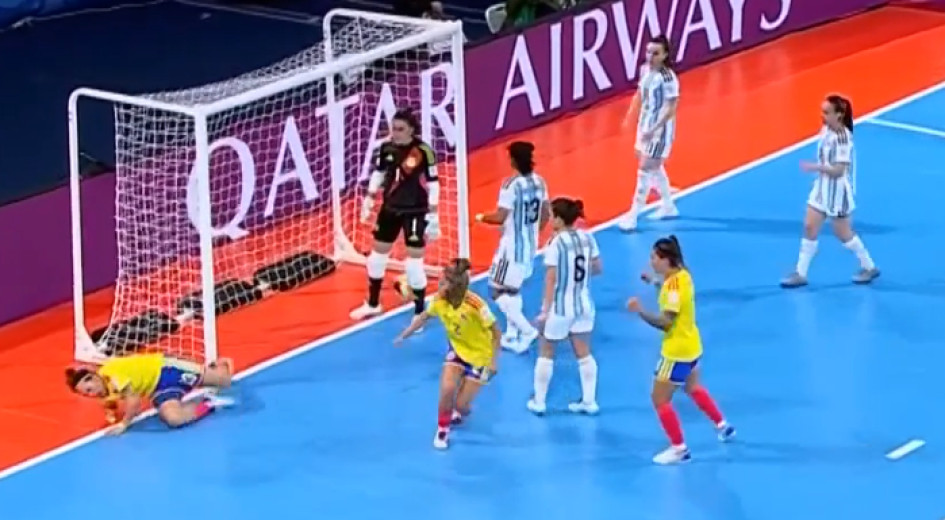 La Selección Colombia cayó ante Argentina y se despidió del Mundial de Fútbol Sala Femenino.
