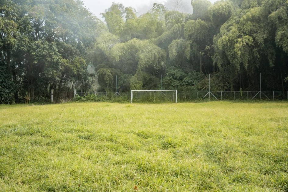 La cancha de la vereda La Cabaña.