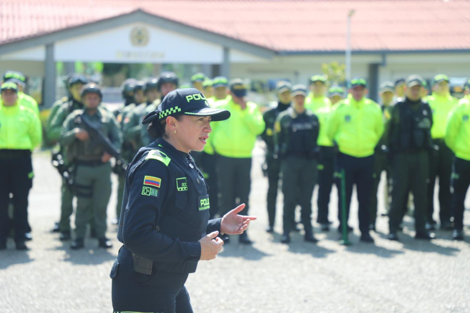La coronel Rocío Milena Melo Puerto asumió el mando en septiembre del 2025.