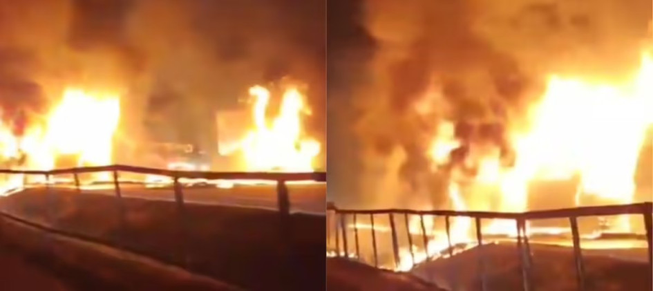 El vehículo se incendió inmediatamente tras el impacto y la mayoría de las víctimas murieron quemadas dentro.