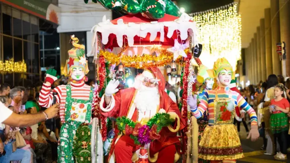 Pereira vivió un momento inolvidable con el Gran Desfile de Navidad,
