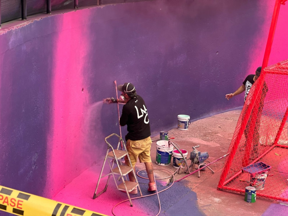 Tres canchas se proyectan como lugares llenos de color y nuevos escenarios artísticos, culturales y musicales de la Abuela de Caldas. Hay obras en curso.