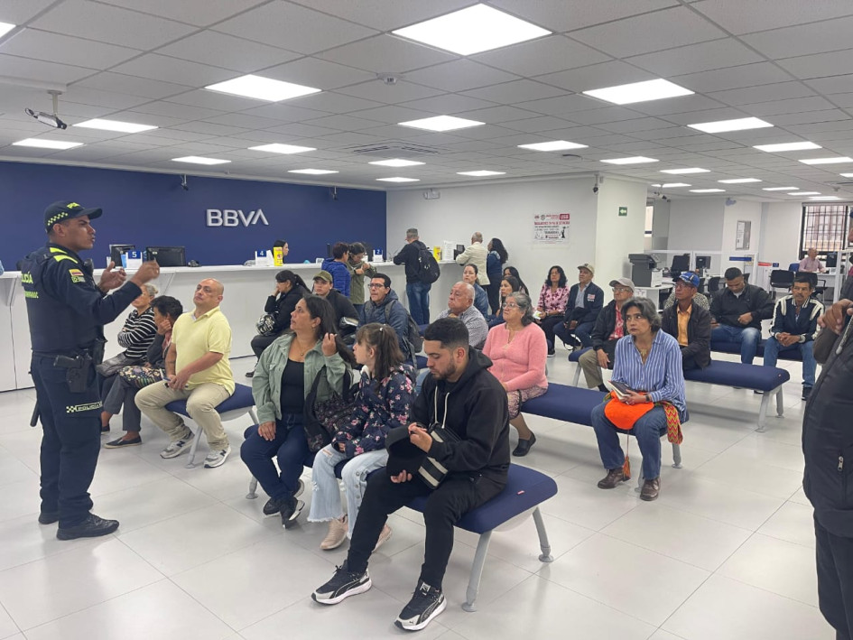 La Policía recomienda acudir a su acompañamiento cuando se retiren grandes sumas de dinero.