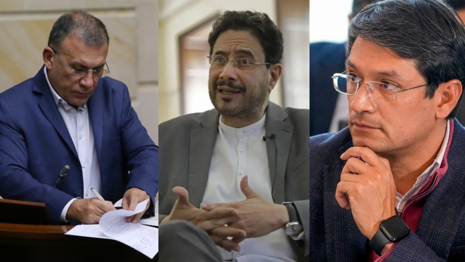 Iván Cepeda, Roy Barreras y Camilo Romero son los precandidatos presidenciales afines al presidente Petro que esperan medirse en una consulta del 8 de marzo.