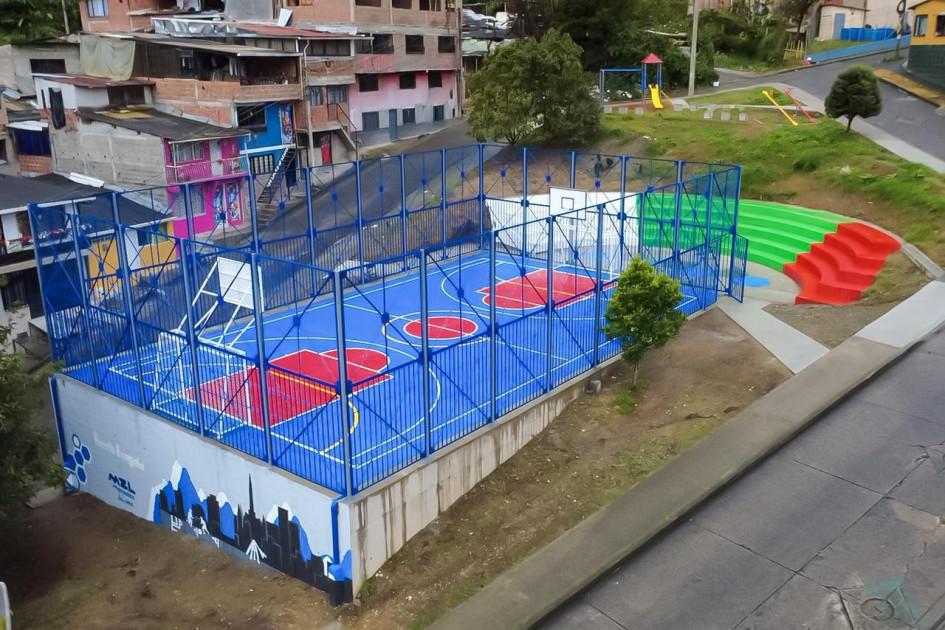 La nueva cancha en el barrio Bengala. 