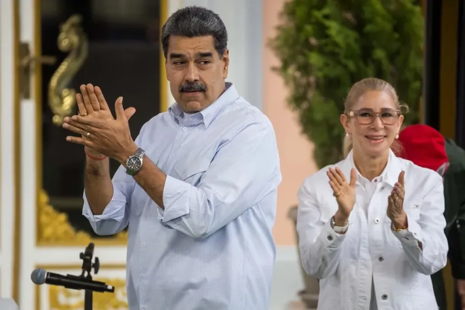 El presidente de Venezuela, Nicolás Maduro, y la primera dama Cilia Flores.