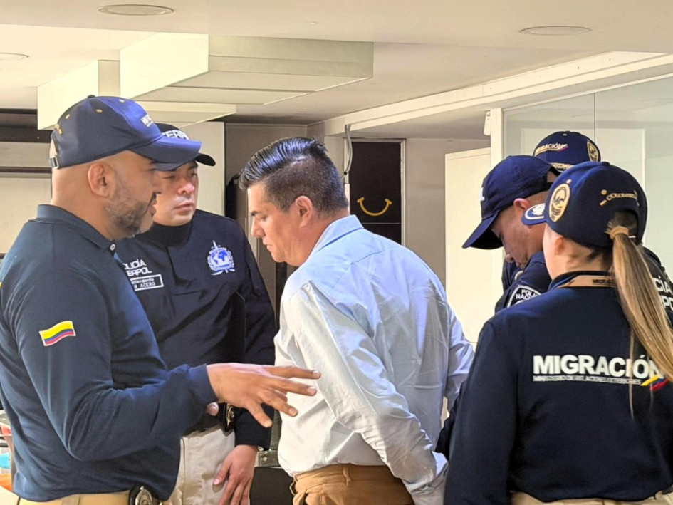 Rubén Antonio Wang Lara fue capturado por agentes de Migración este jueves en Bogotá.