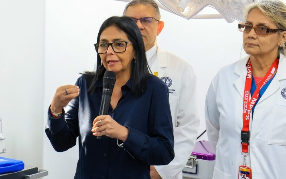 Delcy Rodríguez, presidenta (e) de Venezuela.