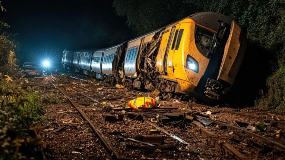 Descarrilamiento de tren  en España deja muertos