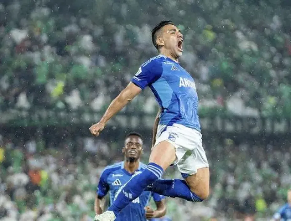 Radamel Falcao García regresa a Millonarios para buscar el título en este 2026, aunque deberá cumplir una sanción de cuatro fechas en la Liga BetPlay.