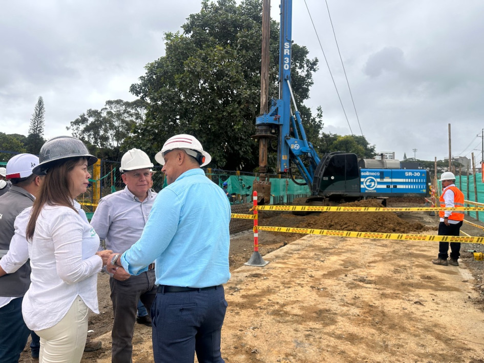 El intercambiador vial de Armenia avanza un 6,8%, casi el doble de lo programado para esta fase.