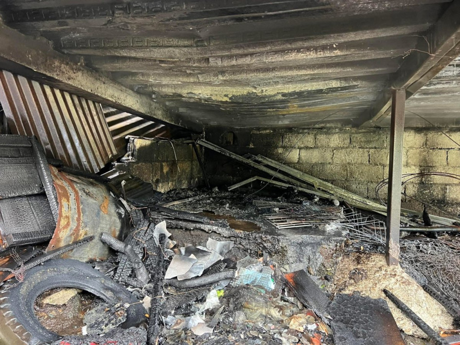 Una vivienda resultó afectada en un incendio registrado este jueves en Manzanares (Caldas).