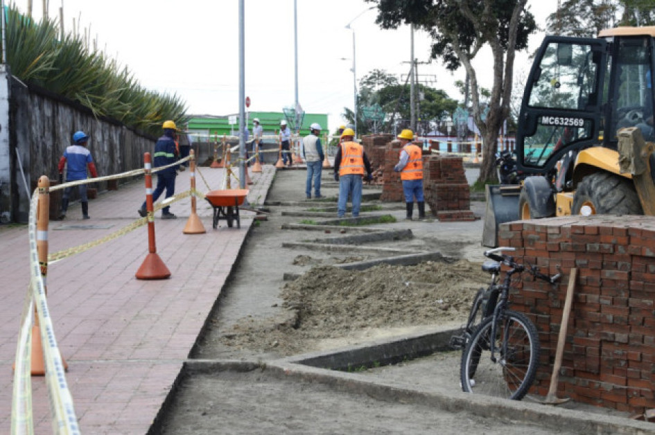 La obra de la ciclobanda sigue, pero condicionada