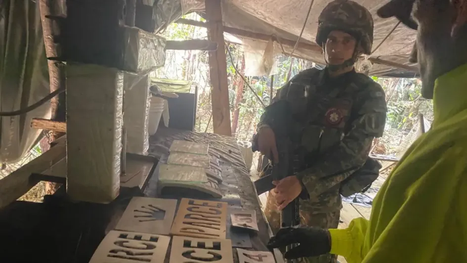 Destruyen un laboratorio y decomisan media tonelada de cocaína del Eln en el Catatumbo
