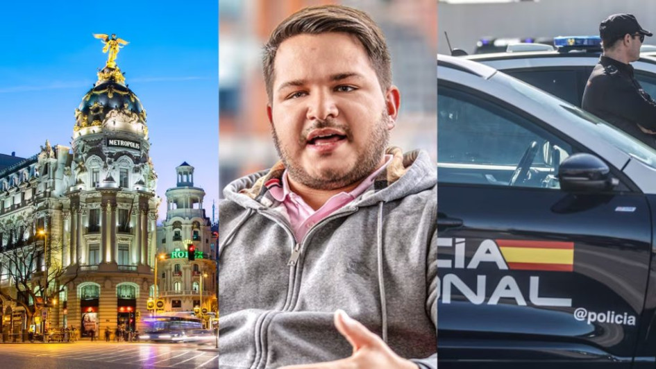 Nicolás Alcocer Petro fue víctima de robo en las calles de Madrid (España). 