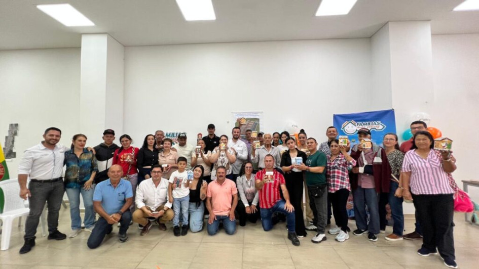 Sorteo de la ubicación de 15 viviendas en Anserma (Caldas).