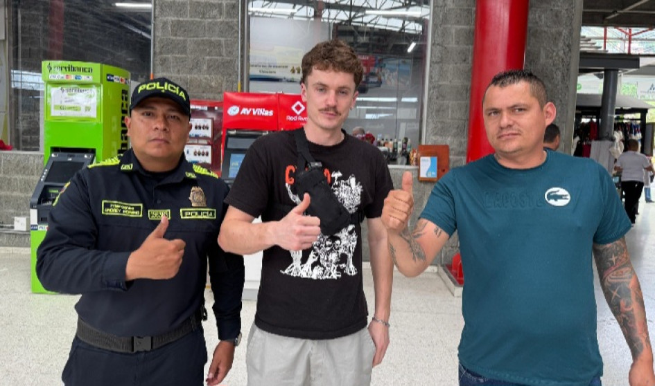 El visitante, el taxista y la Policía