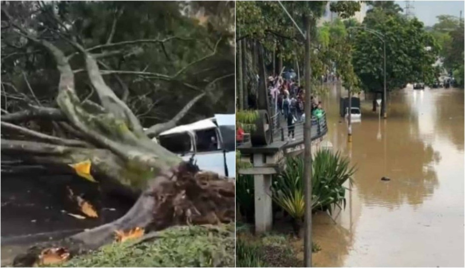 Las inundaciones ocurrieron por el desbordamiento de la quebrada La Presidenta