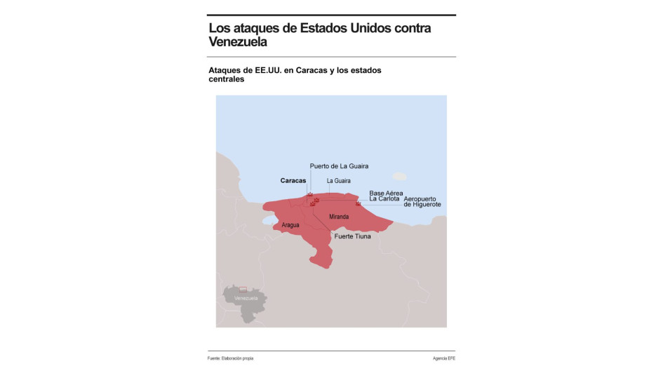 Los ataques de Estados Unidos contra Venezuela
