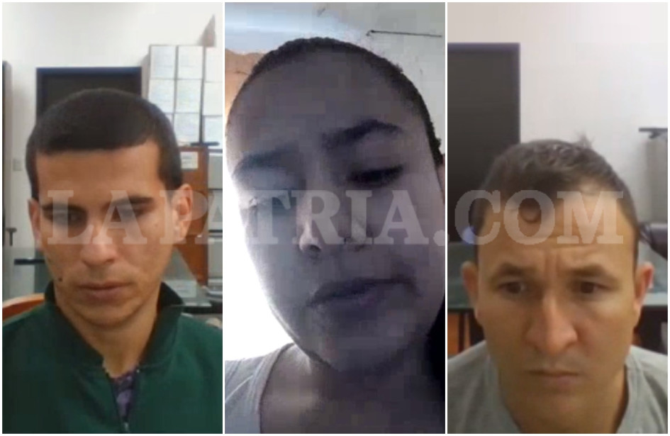 Manuel, Diana y Luis, condenados por concierto para delinquir.