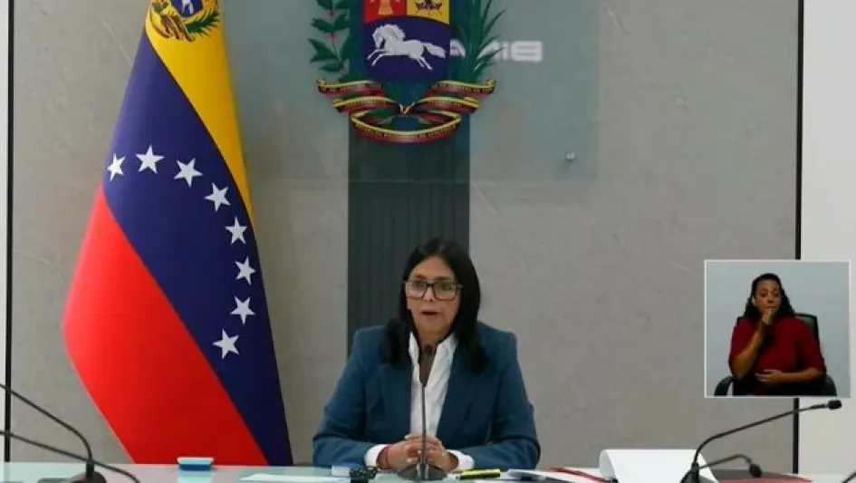 La vicepresidenta ejecutiva de Venezuela, Delcy Rodríguez