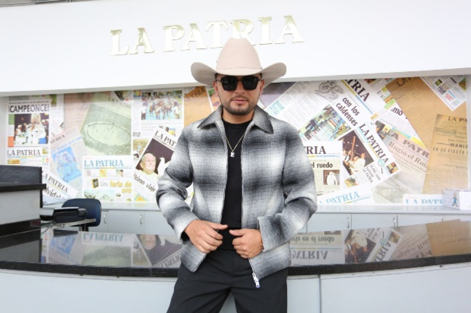 Foto|Luis Trejos| LA PATRIA  Gerson Palacio, en su visita a LA PATRIA.