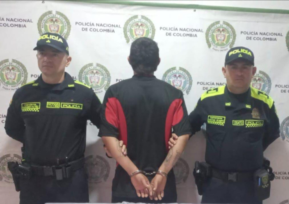 Foto| Policía| LA PATRIA  Esta persona fue dejada a disposición de la Fiscalía General de la Nación para su correspondiente judicialización a quien le dieron medida de aseguramiento en establecimiento carcelario.