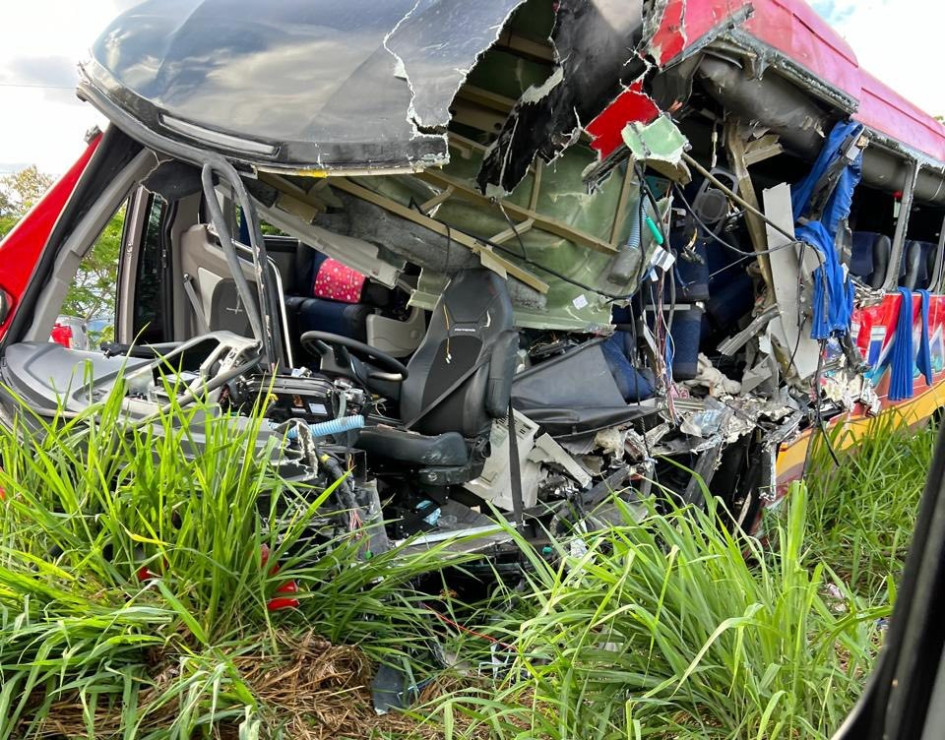 Accidente de este martes.