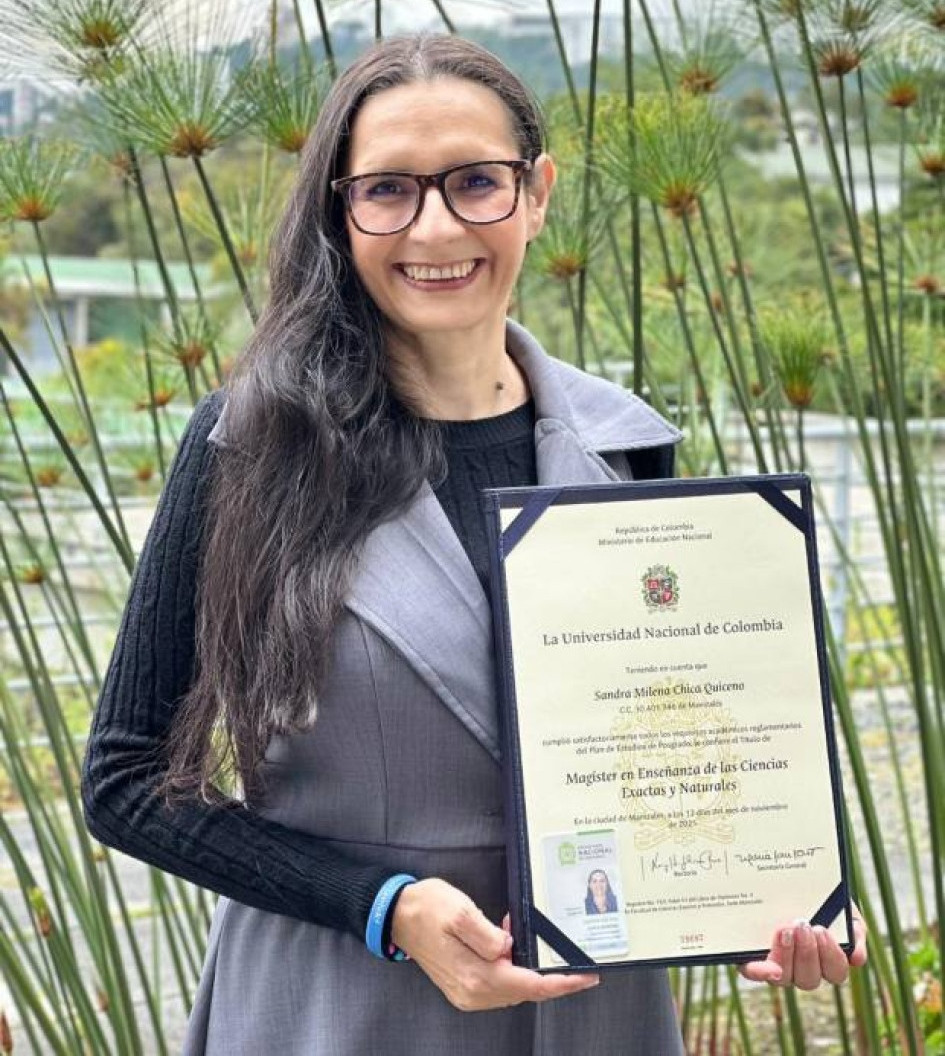 Imagen I Cortesía para LA PATRIA  En Manizales y el resto de Caldas lamentan el fallecimiento de la docente Sandra Milena Chica Quiceno. La eucaristía de exequias se cumplirá este lunes 12 de enero del 2026 en la Parroquia de San Jorge, a las 11:00 de la mañana.